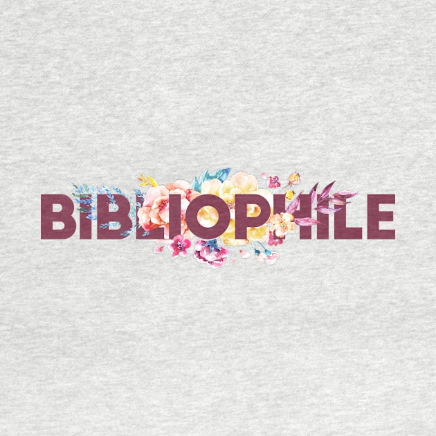 Floral BIBLIOPHILE by literarylifestylecompany